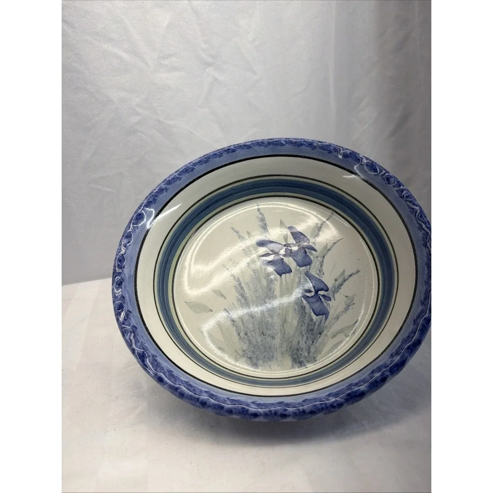 Vintage Italian Charger Plate -‎ Iris Design